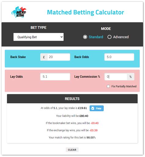 example of matched betting